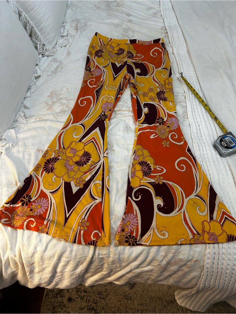 Free People Retro Bell Bottom Pull On Pants Large